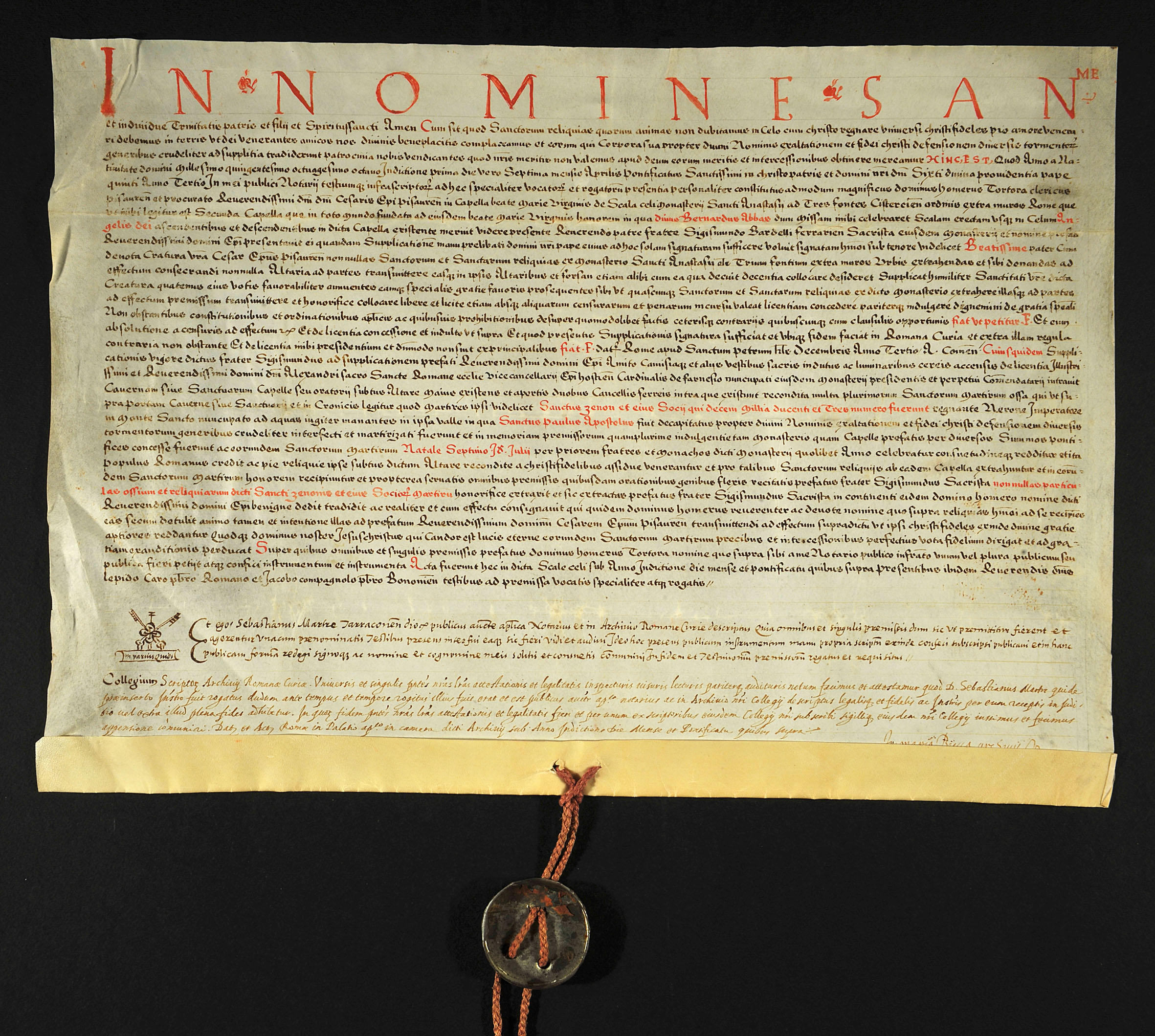 In mostra le pergamene dell'archivio storico e biblioteca diocesana di Pesaro